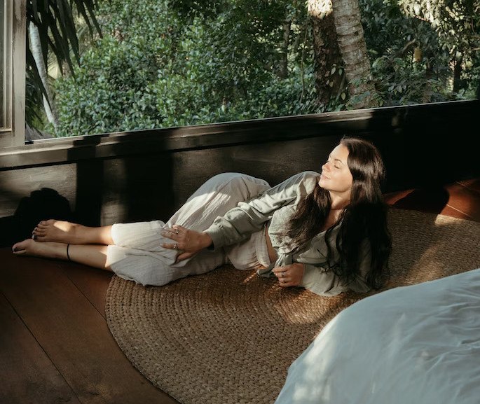 Woman Relaxing in Her House | BioFit StL